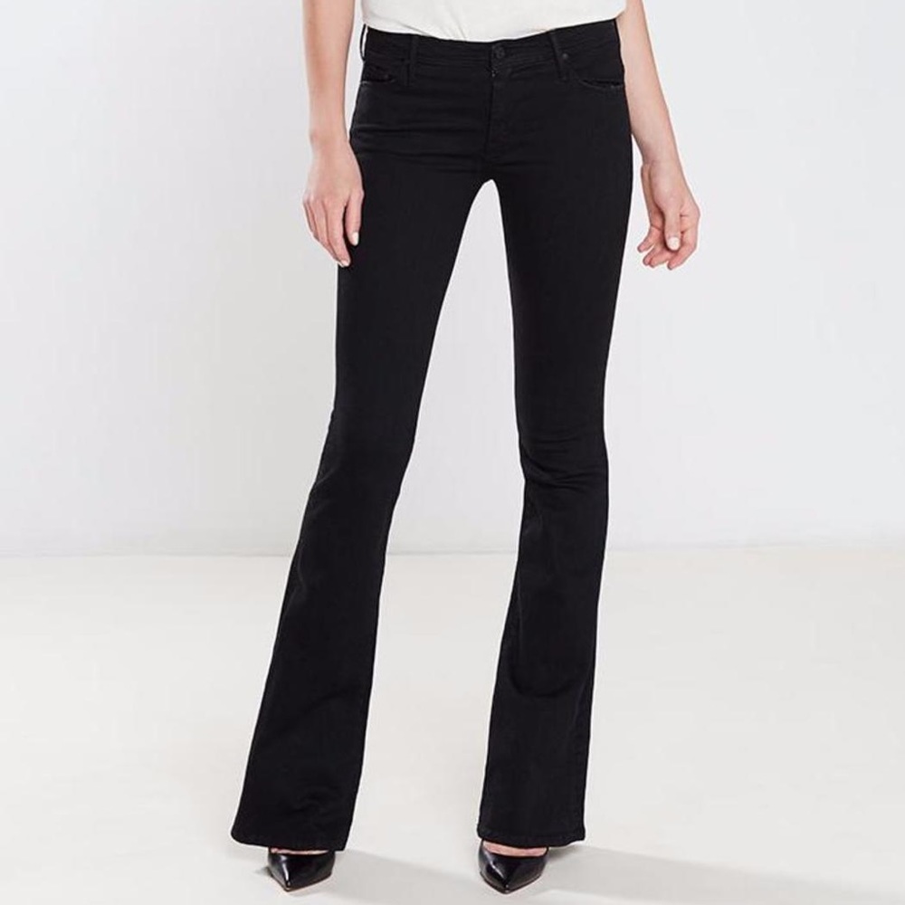 COPY - Mother Cruiser Black Flare Jeans